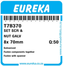 T7B370 - Set Screw & Nut -T7B370_Label_T